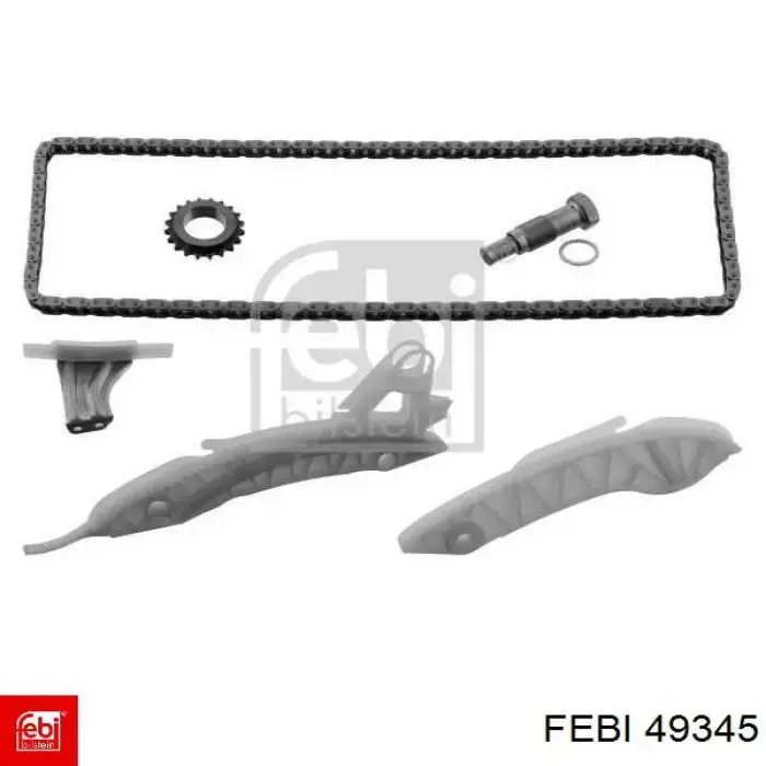 Łańcuch rozrządu, zestaw Febi 49345 cena, od 156,96 USD