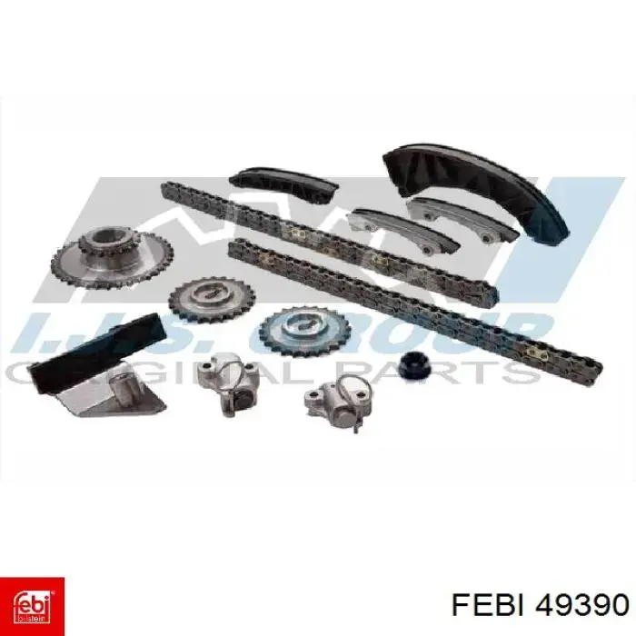Łańcuch rozrządu, zestaw Febi 49390 cena, od 214,88 USD