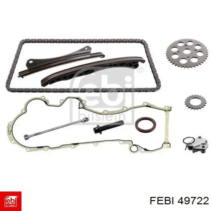 Łańcuch rozrządu, zestaw Febi 49722 cena, od 106,77 USD