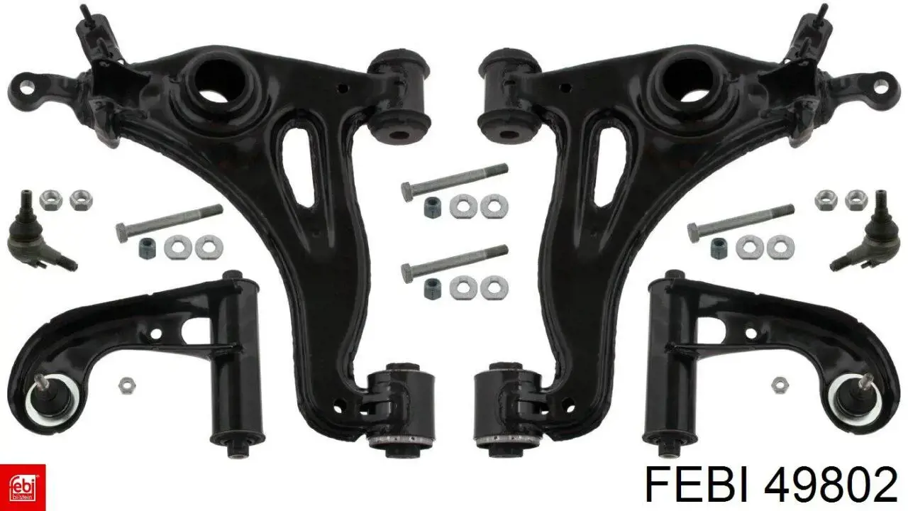 Do koszyka 49802 Febi Silentblock przedniego wahacza dolnego