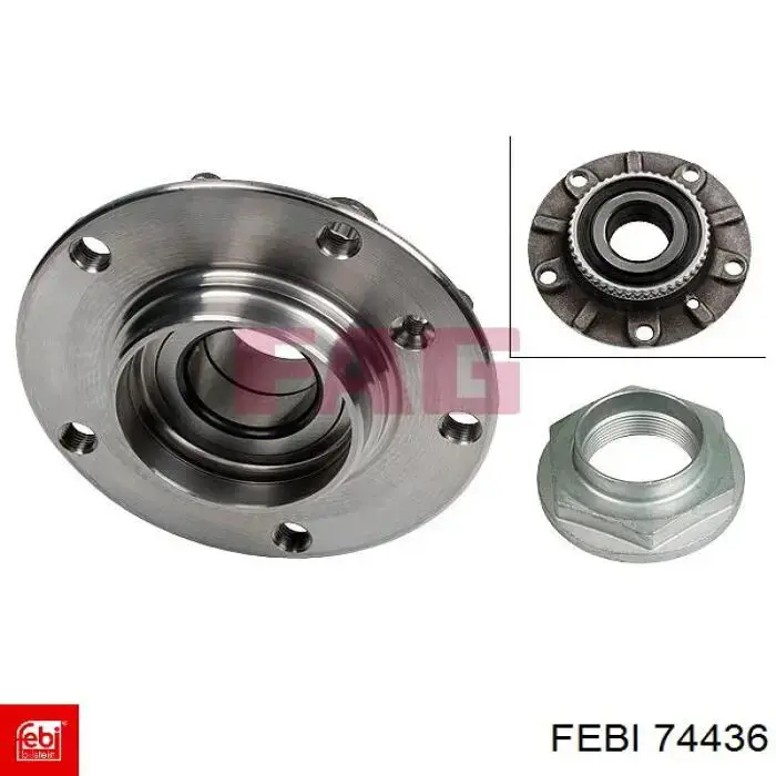 Piasta przednia 74436 Febi