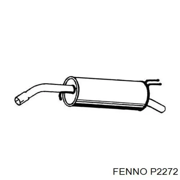 Tłumik, tylna część BMW 5 kombi (E61) (2003 - 2009) cena, od 117,56 USD