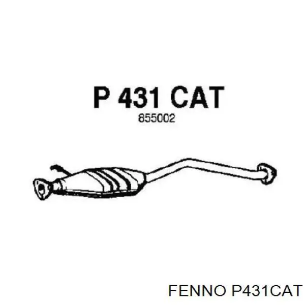 Konwerter-katalizator do Opel Corsa A S83