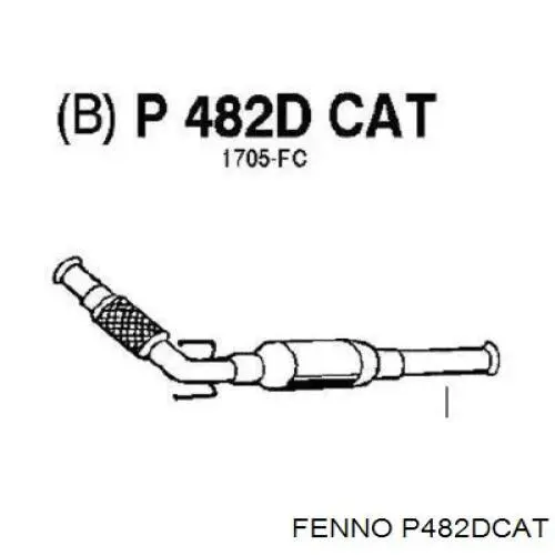 Konwerter-katalizator Peugeot 406 sedana (8B) (1995 - 2004) cena, od 499,91 USD