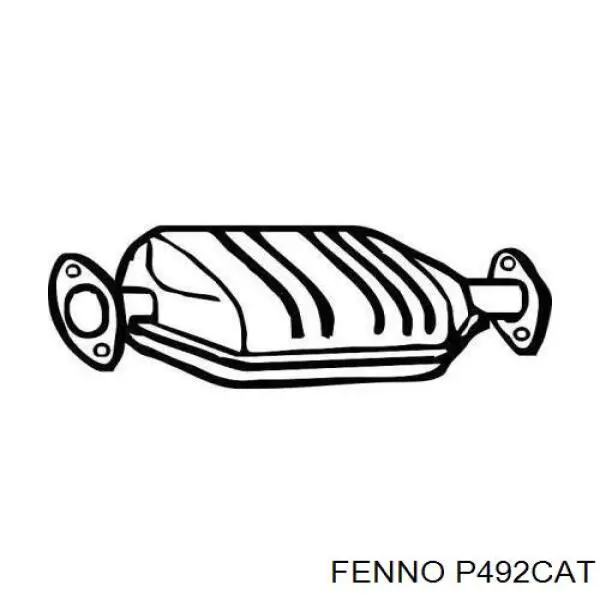 Konwerter-katalizator do Renault 19 II B53, C53