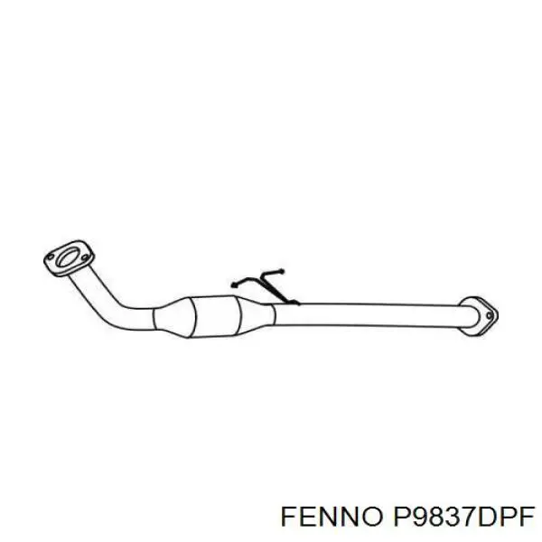 Filtr cząstek stałych układu wydechowego Toyota Hilux ulec poprawie (KUN25) (2005 - 2015) cena, od 1374,07 USD