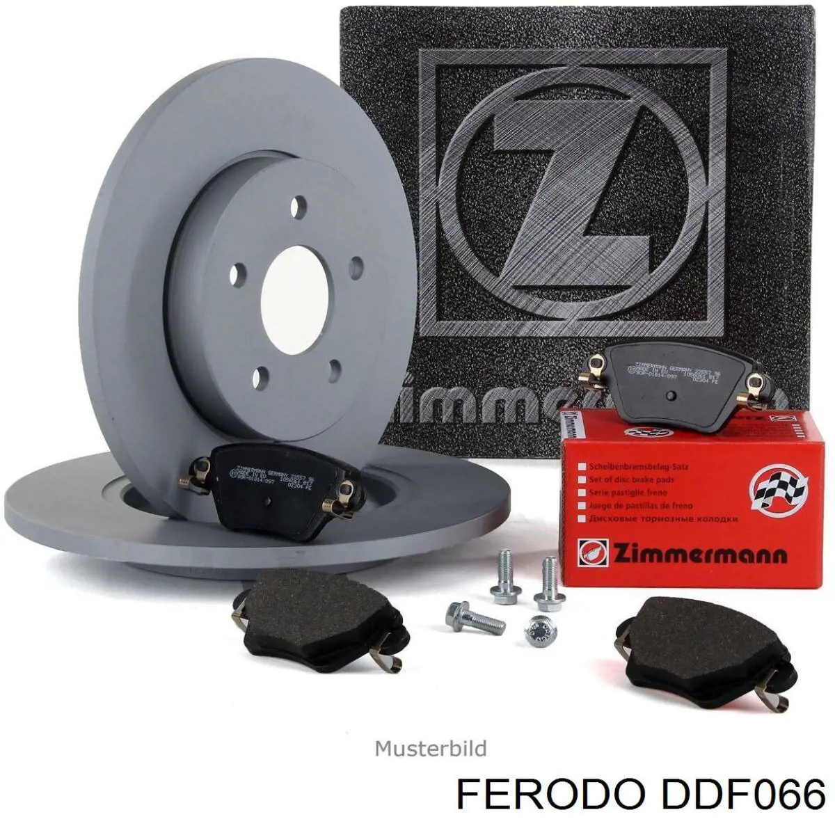 Do koszyka DDF066 Ferodo Tarcza hamulcowa tylna