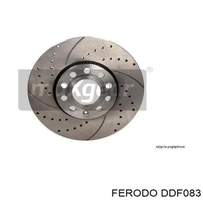 Do koszyka DDF083 Ferodo Tarcza hamulcowa przednia