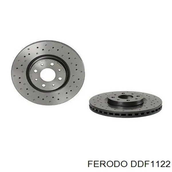 Do koszyka DDF1122 Ferodo Tarcza hamulcowa przednia