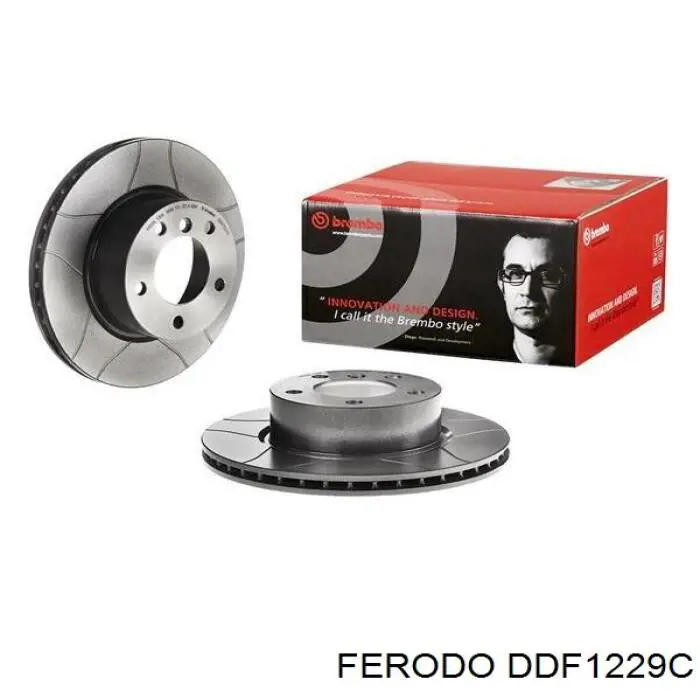 Do koszyka DDF1229C Ferodo Tarcza hamulcowa przednia