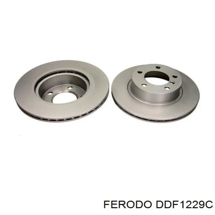 Tarcza hamulcowa przednia Ferodo DDF1229C cena, od 58,63 USD