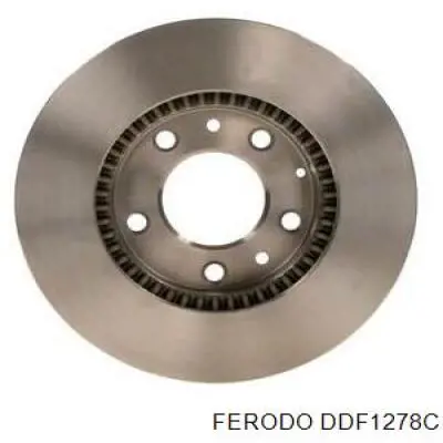 Tarcza hamulcowa przednia DDF1278C Ferodo