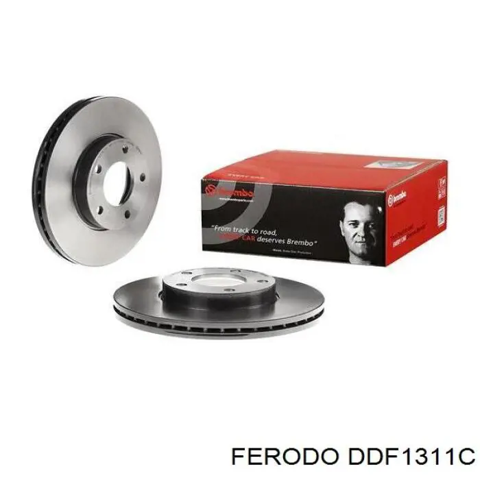 Do koszyka DDF1311C Ferodo Tarcza hamulcowa przednia