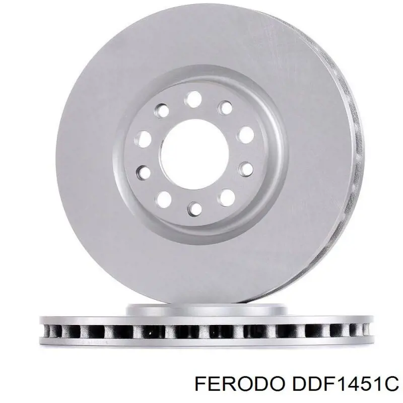 Tarcza hamulcowa przednia Ferodo DDF1451C cena, od 60,14 USD