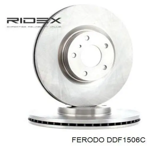 DDF1506C Ferodo Tarcza hamulcowa tylna