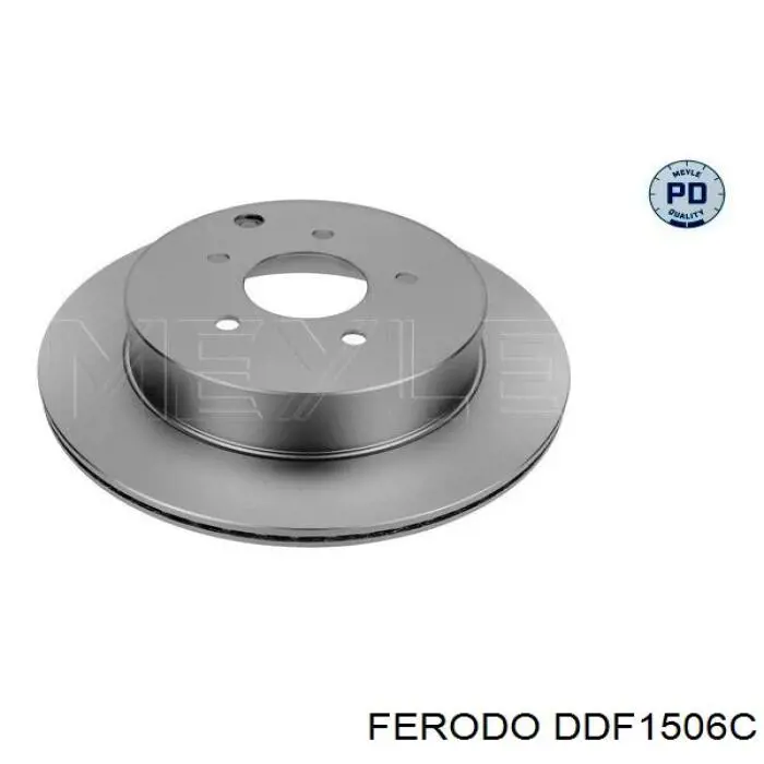 DDF1506C Ferodo Tarcza hamulcowa tylna