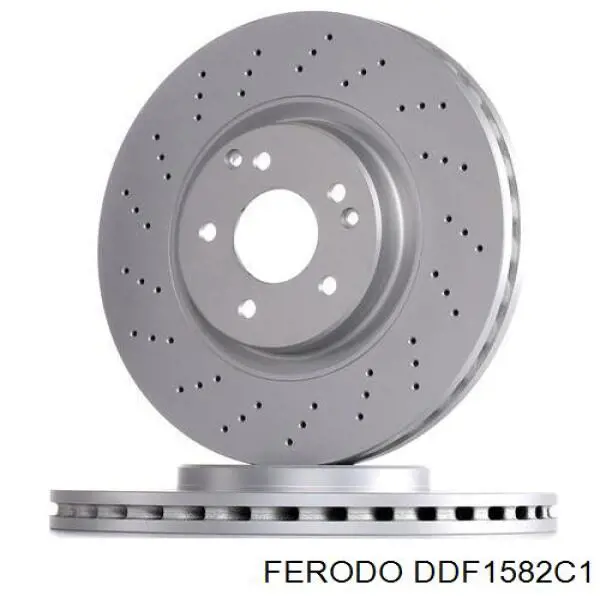 DDF1582C1 Ferodo Tarcza hamulcowa przednia