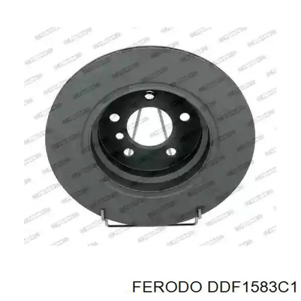 DDF1583C-1 Ferodo tarcza hamulcowa tylna