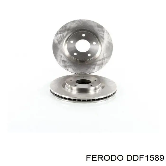 Do koszyka DDF1589 Ferodo Tarcza hamulcowa przednia
