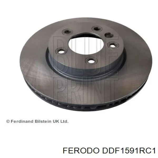 Do koszyka DDF1591RC1 Ferodo Tarcza hamulcowa przednia
