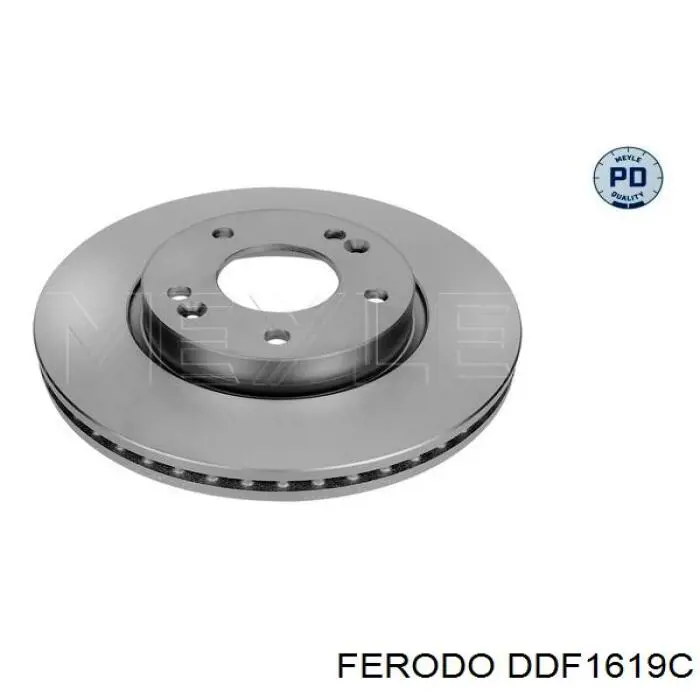 Do koszyka DDF1619C Ferodo Tarcza hamulcowa przednia