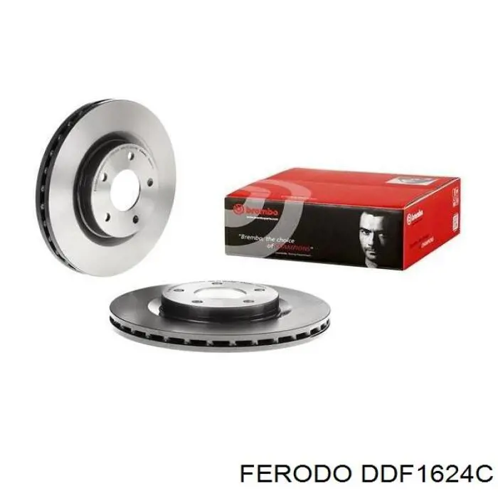 Do koszyka DDF1624C Ferodo Tarcza hamulcowa przednia