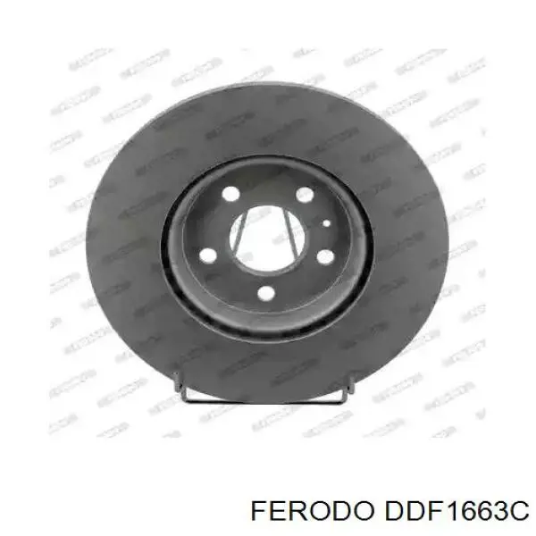 DDF1663C Ferodo tarcza hamulcowa przednia