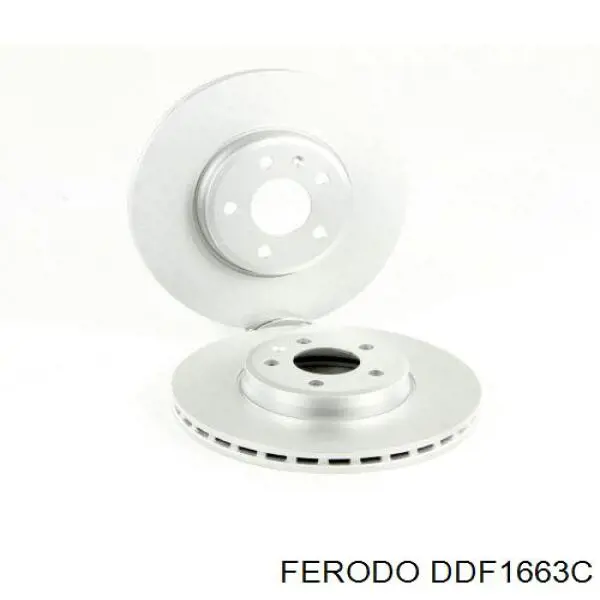 Tarcza hamulcowa przednia Ferodo DDF1663C cena, od 59,81 USD