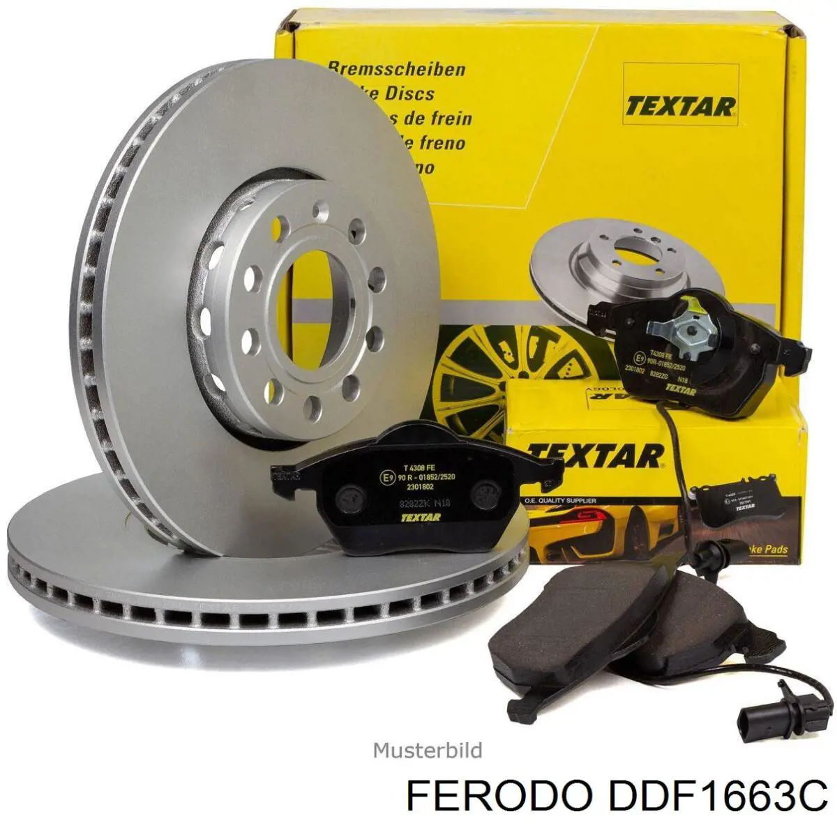Do koszyka DDF1663C Ferodo Tarcza hamulcowa przednia
