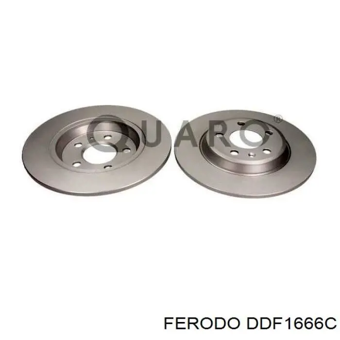 Do koszyka DDF1666C Ferodo Tarcza hamulcowa tylna