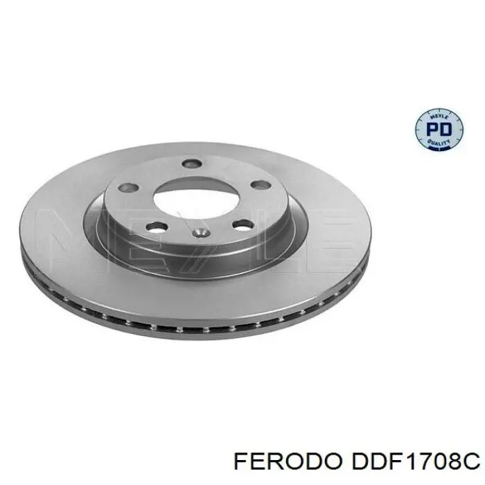Do koszyka DDF1708C Ferodo Tarcza hamulcowa przednia
