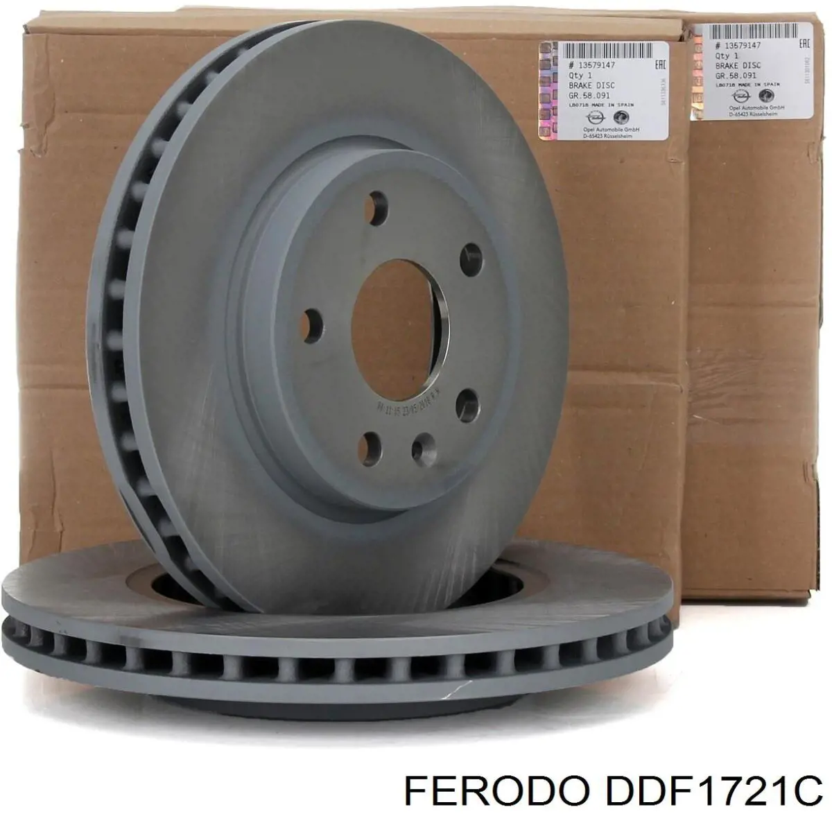 Tarcza hamulcowa przednia Ferodo DDF1721C cena, od 56,37 USD