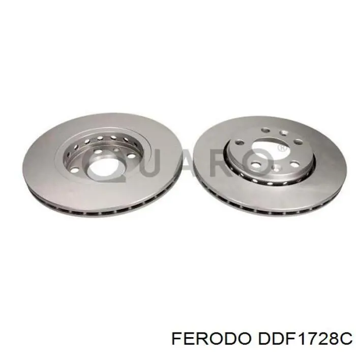 Tarcza hamulcowa przednia Ferodo DDF1728C cena, od 48,72 USD