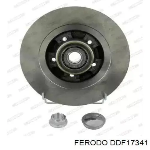 DDF17341 Ferodo Tarcza hamulcowa tylna