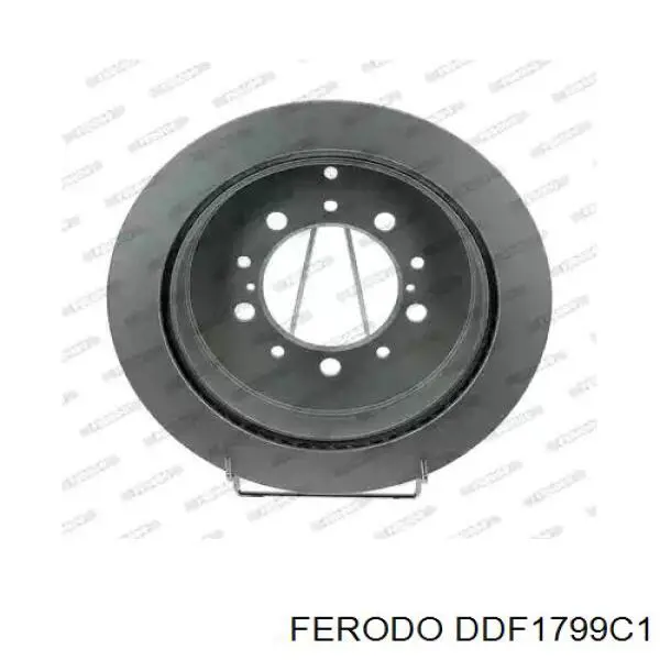 DDF1799C-1 Ferodo tarcza hamulcowa tylna