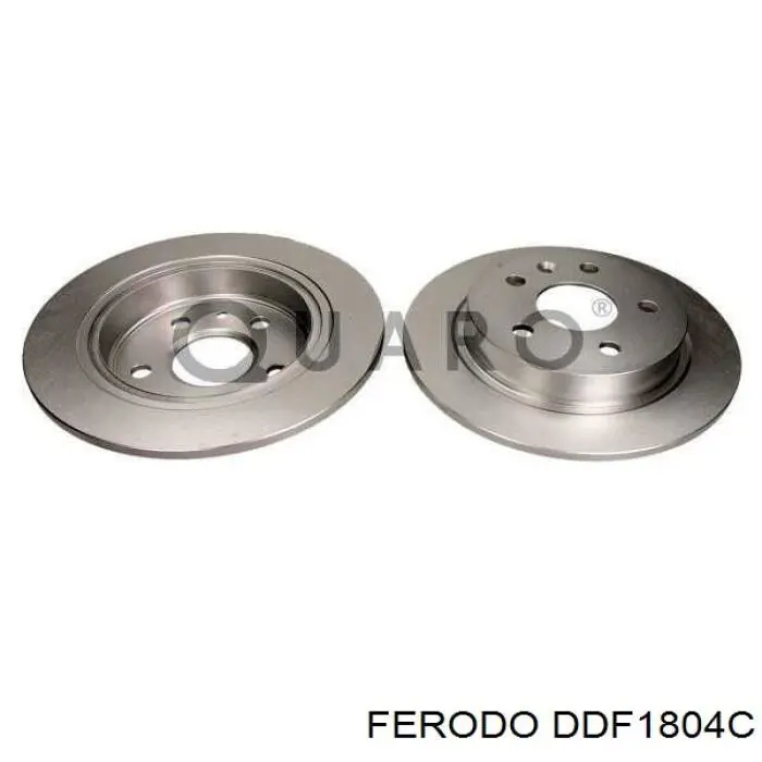 Tarcza hamulcowa tylna Ferodo DDF1804C cena, od 46,29 USD
