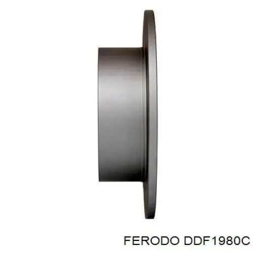 Tarcza hamulcowa tylna Ferodo DDF1980C cena, od 59,43 USD