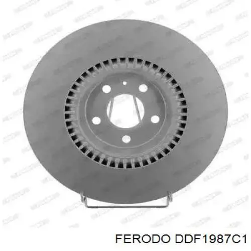 DDF1987C-1 Ferodo tarcza hamulcowa przednia