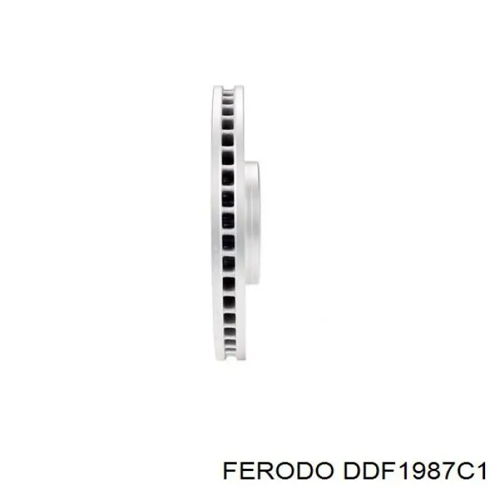 Tarcza hamulcowa przednia Ferodo DDF1987C1 cena, od 109,61 USD