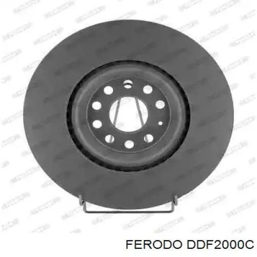 DDF2000C Ferodo tarcza hamulcowa przednia