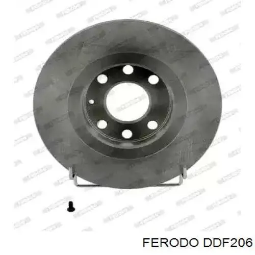 Tarcza hamulcowa przednia Ferodo DDF206 cena, od 32,17 USD