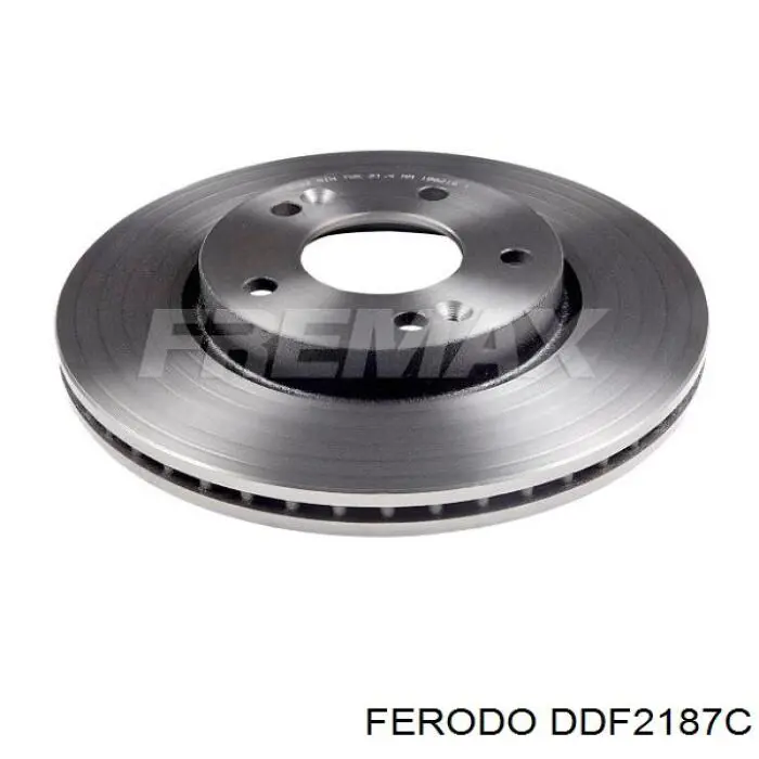 Do koszyka DDF2187C Ferodo Tarcza hamulcowa przednia
