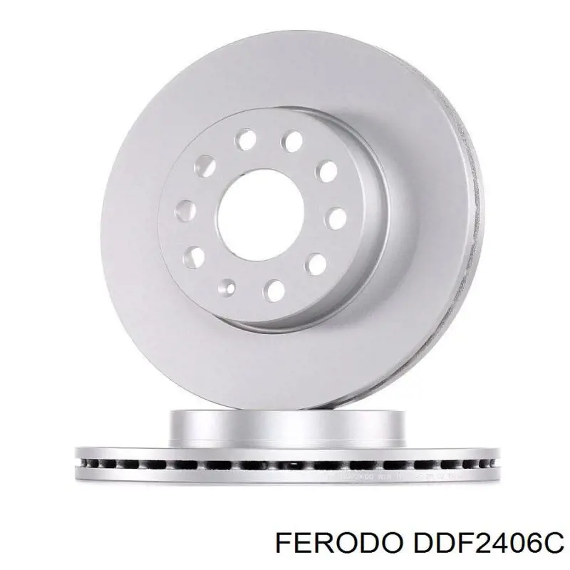 DDF2406C Ferodo Tarcza hamulcowa tylna