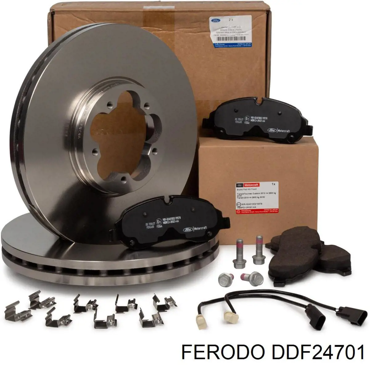 Do koszyka DDF24701 Ferodo Tarcza hamulcowa przednia