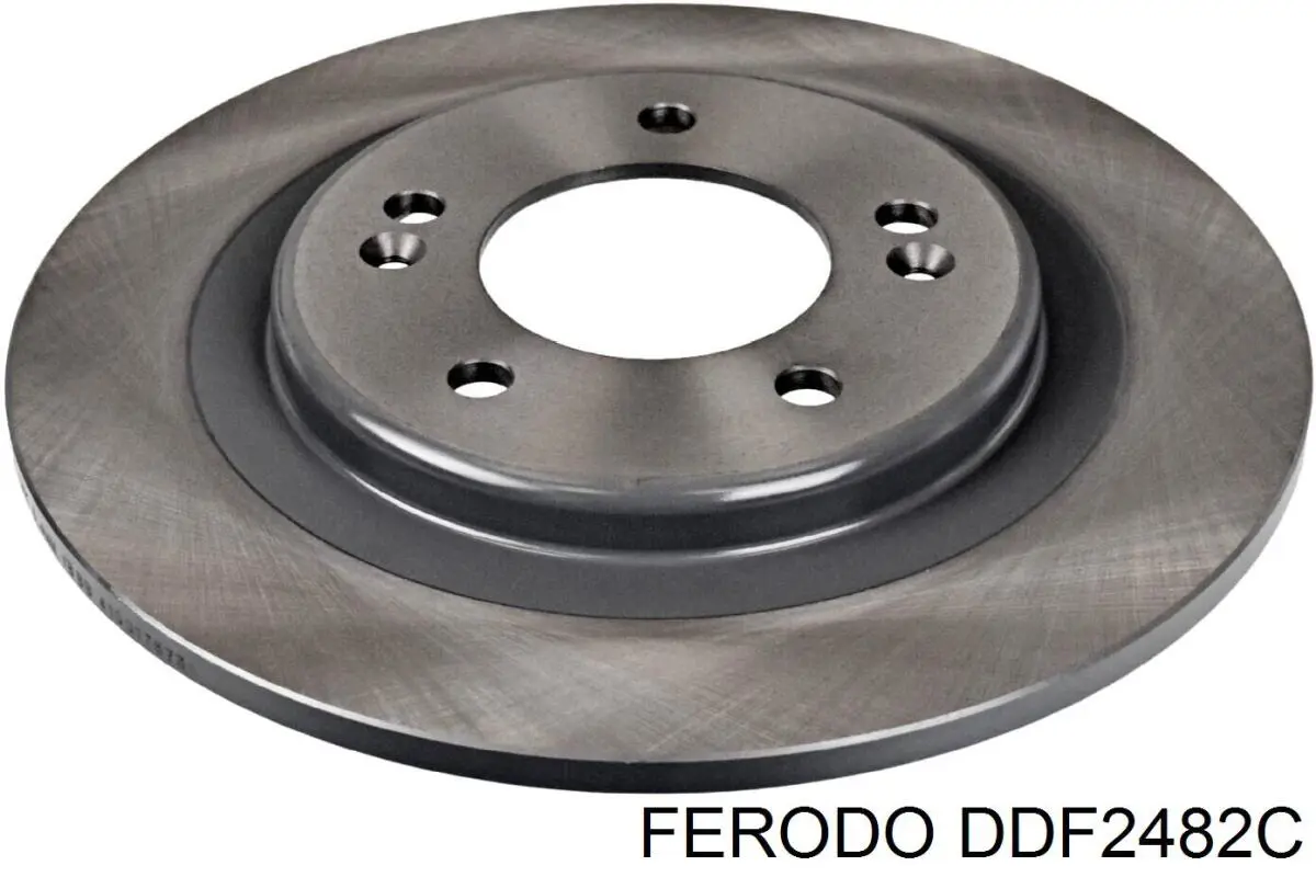 DDF2482C Ferodo tarcza hamulcowa tylna