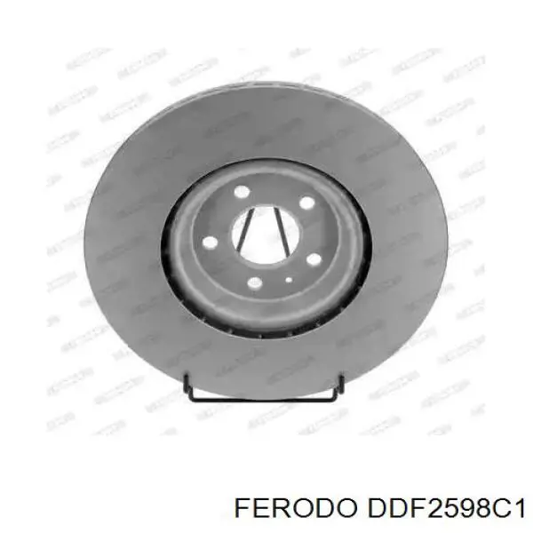 DDF2598C1 Ferodo Tarcza hamulcowa przednia