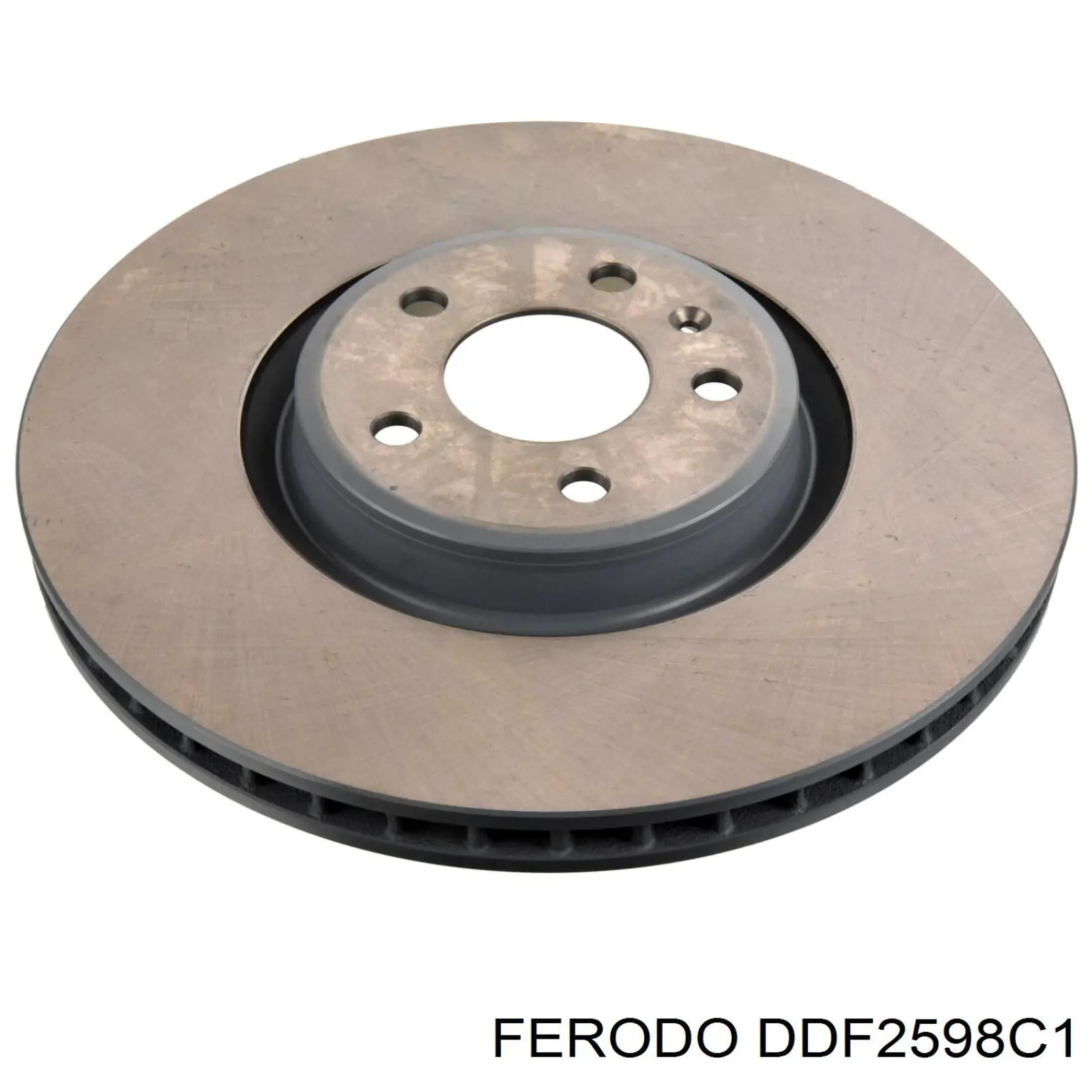 Tarcza hamulcowa przednia Ferodo DDF2598C1 cena, od 117,17 USD