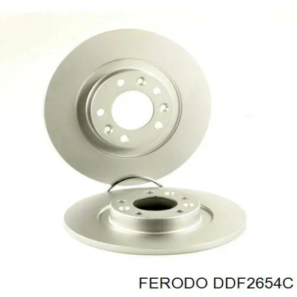 DDF2654C Ferodo tarcza hamulcowa tylna