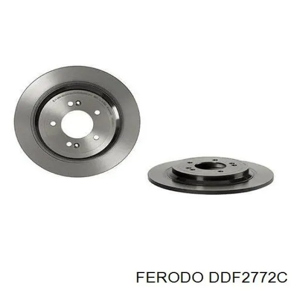 Tarcza hamulcowa tylna Ferodo DDF2772C cena, od 59,97 USD
