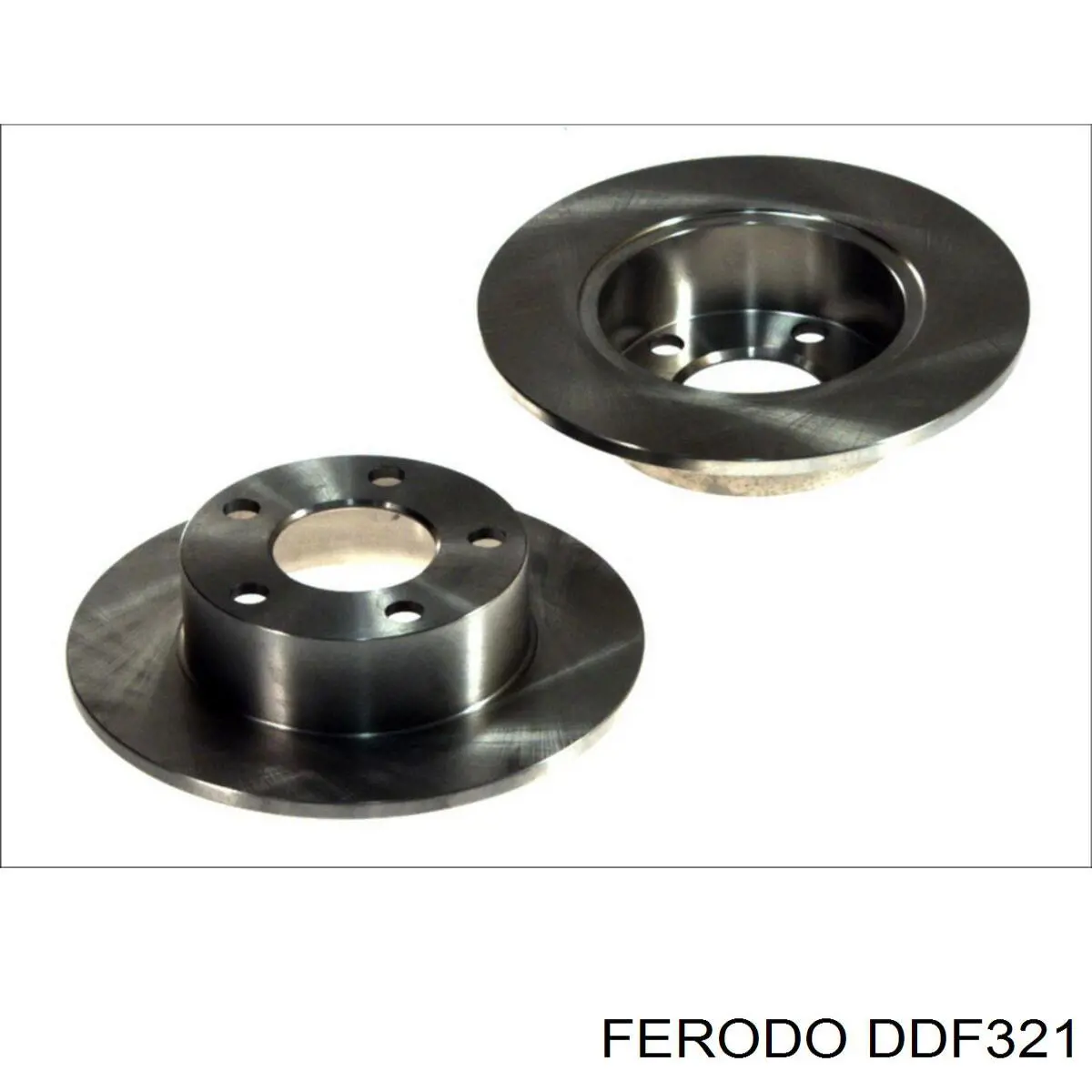Do koszyka DDF321 Ferodo Tarcza hamulcowa tylna
